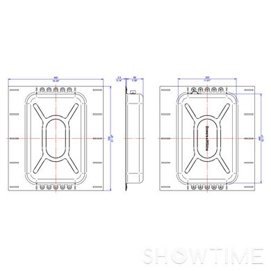 Bowers&Wilkins BB 6 Wall CI600 Series — Монтажний короб для АС, що вбудовується, глибина монтажу 86 мм 1-008928 фото