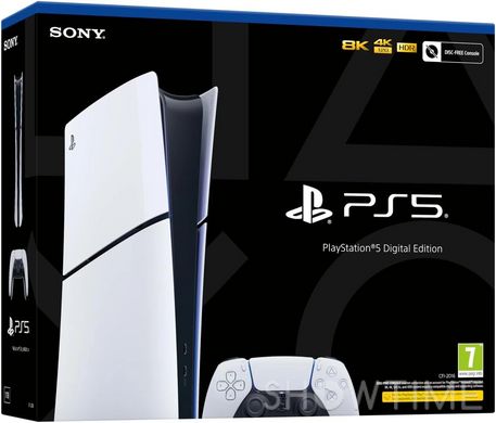 Sony 1000040660 — Игровая консоль PlayStation 5 Slim Digital Edition 1Tб 8 ядер 1-008355 фото