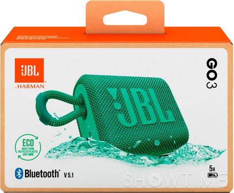 JBL Go 3 Eco Green (JBLGO3ECOGRN) — Портативная Bluetooth колонка 4.2 Вт 1-008705 фото