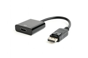 Адаптер-перехідник DisplayPort to DVI Cablexpert A-DPM-DVIF-03 Black