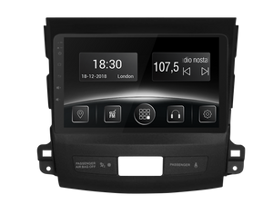 Автомобільна мультимедійна система з антибліковим 9 "HD дисплеєм 1024x600 для Mitsubishi Outlander XL CW 2006-2012 Gazer CM5509-CW6