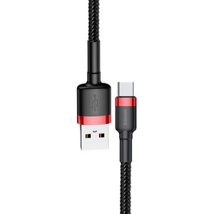 Кабель Baseus Cafule USB for Micro Red/Black 0.5м (CAMKLF-A91) 470335 фото