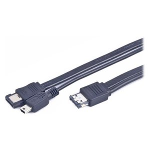 Кабель Cablexpert eSATAp - eSATA/Mini-USB 1м (CC-ESATAP-ESATA-USB5P-1M) 460877 фото