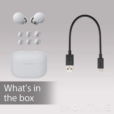 Sony LinkBuds S White (WFLS900NW.CE7) — Бездротові вакуумні Bluetooth навушники 1-009429 фото