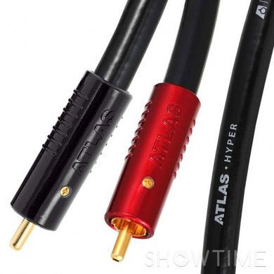 Межблочный кабель аналоговый 9.0 мм 0.75 м Atlas Cables Hyper Achromatic (RCA-RCA) 0.75m 1-001342 фото