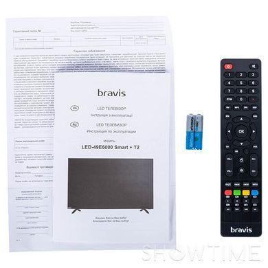 Телевізор Bravis LED-49E6000 Smart T2 478281 фото
