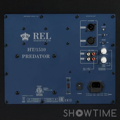 REL HT1510 Predator — Сабвуфер, 1000 Вт, 15", чорний 1-005859 фото