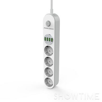 Фильтр питания ProLogix Premium (PR-SE4432W) 4 розетки, 4 USB, 2 м, белый 1-011227 фото