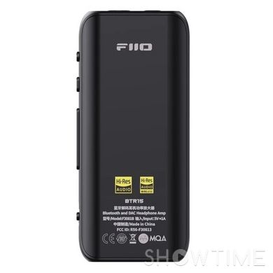 Fiio BTR15 Black — Портативний ЦАП/підсилювач для навушників із Bluetooth 1-010182 фото