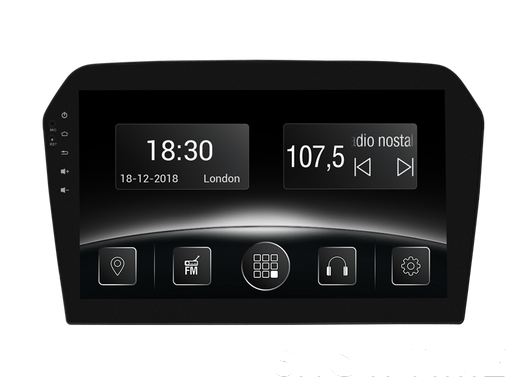 Автомобільна мультимедійна система з антибліковим 10.1 "HD дисплеєм 1024x600 для VW Jetta 162 2013-2016 Gazer CM6510-162 524366 фото