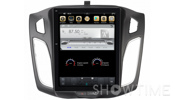 Автомобільна мультимедійна система з антибліковим 10.4 "IPS HD дисплеєм для Ford Focus BM, 2012-2016 Gazer CM7010-BM 525608 фото