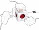 Удлинитель Allocacoc PowerCube Extended Red 1.5м, 5 розеток 443734 фото 2