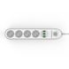 Фильтр питания ProLogix Premium (PR-SE4432W) 4 розетки, 4 USB, 2 м, белый 1-011227 фото 1