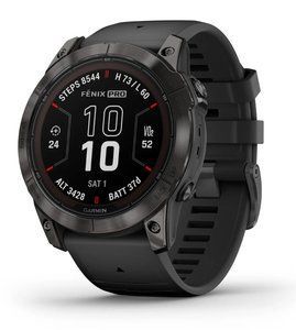 Смарт-часы Garmin Fenix 7X Pro Sapphire Solar Carbon Gray DLC Titanium with Black Band (010-02778-54) 1-011278 фото