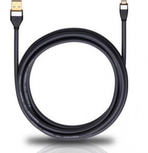 USB-A на MicroUSB кабель Oehlbach I Connect Black 0.50m, USB-a to microUSB 438792 фото