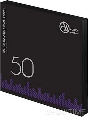 Audio Anatomy ACCLP050 — Антистатичні внутрішні конверти для LP 50 X 12" Deluxe, білі 1-008007 фото