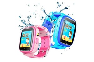 Дитячий GPS годинник-телефон GoGPSme K14 Рожевий