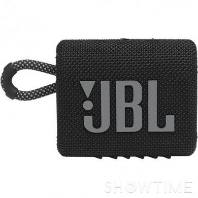 JBL Go 3 Black (JBLGO3BLK) — Портативная Bluetooth колонка 4.2 Вт 530798 фото