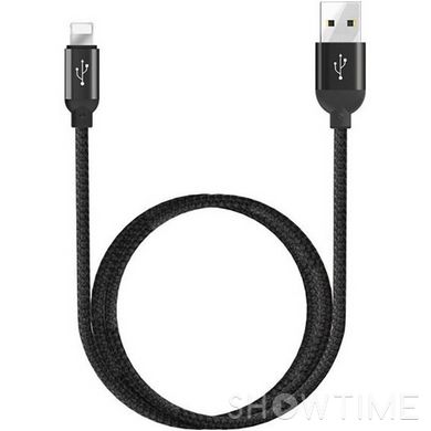 Кабель Wiwu USB for USB Lightning Black 1м (YZ-103) 469110 фото
