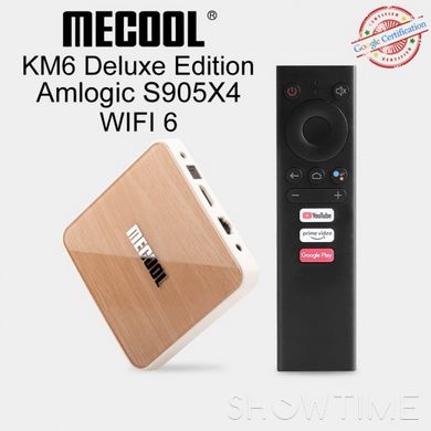 Смарт ТВ приставка Mecool KM6 Deluxe (4GB/64GB) 1-000497 фото
