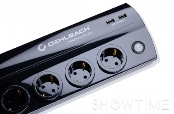 Oehlbach 17020 Power Socket 905 Black 438920 фото