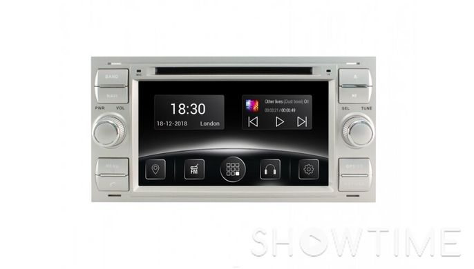 Автомобільна мультимедійна система з антибліковим 7 "HD дисплеєм 1024x600 для Ford Focus, Mondeo, Connect, S-Max 2004-2010 Gazer CM5007-DB 525609 фото