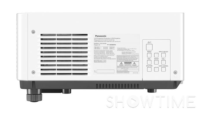 Проектор инсталляционный лазерный 1920x1200 LCD 8000 Лм белый Panasonic PT-MZ880W 1-000446 фото