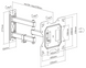 Itech LCD523B — Кріплення похило-поворотне для ТВ 23-42" 1-008980 фото 9