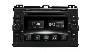 Автомобільна мультимедійна система з антибліковим 7 "HD дисплеєм 1024x600 для Toyota Prado J120 2002-2009 Gazer CM5007-TYT 526771 фото