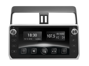 Автомобільна мультимедійна система з антибліковим 10.1 "HD дисплеєм 1024x600 для Toyota Land Cruiser Prado J150N 2017- 2020 Gazer CM5510-J150N