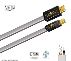 Wireworld Platinum Starlight 7 USB 2.0 Audio A to B 1m
