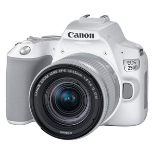 Цифр. фотокамера дзеркальна Canon EOS 250D kit 18-55 IS STM White 519048 фото