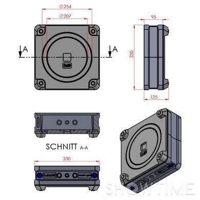 Bowers&Wilkins BB125C CI300 Series &mdash; Монтажний короб для встраиваемой АС, глубина монтажа 125 мм 1-008931 фото