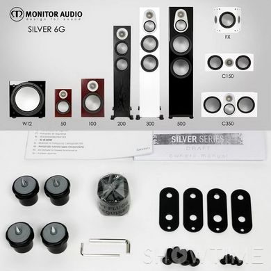 Підлогова акустика 150 Вт Monitor Audio Silver Series 200 Black Gloss 527631 фото