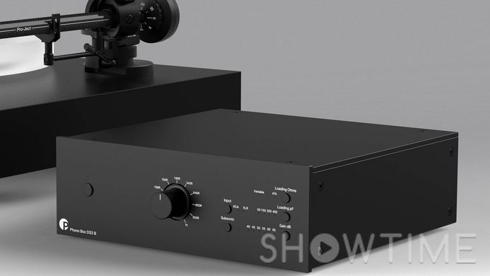 Pro-Ject Phono Box DS3 B Black — Фонокоректор, MM/MC, чорний 1-005799 фото