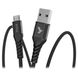 Кабель Pixus Flex Micro-USB Black 1м 469324 фото 1