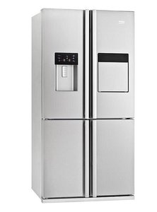 Холодильник Side-by-side Beko GNE134620X - 4 двері/182x92x72/NЕO FROST/605 л/диспен/міні-бар/нерж. сталь
