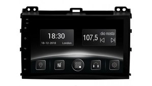 Автомобильная мультимедийная система с антибликовым 9” HD дисплеем 1024x600 для Toyota Prado J120 2002-2009 Gazer CM5509-TYT 526772 фото