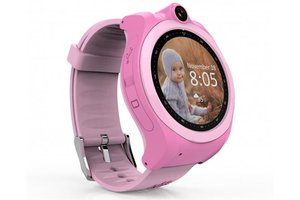 Дитячий GPS годинник-телефон GoGPSme K19 Рожевий