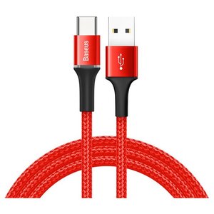 Кабель Baseus Halo USB for Type-C Red 0.5м (CATGH-A09) 470338 фото