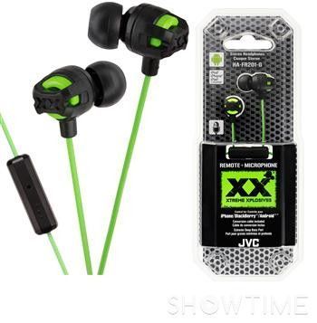 Навушники JVC Multimedia Xplosives HA-FR201 Mic Green HA-FR201-G-E 542958 фото