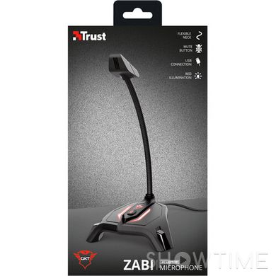 Мікрофон Trust GXT 215 Zabi LED-Illuminated USB Gaming Black (23800_TRUST) 532573 фото