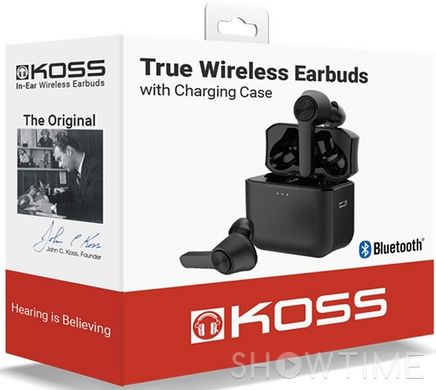 Koss TWS150i True Wireless Mic (196594.101) — Бездротові вакуумні Bluetooth навушники 1-009432 фото