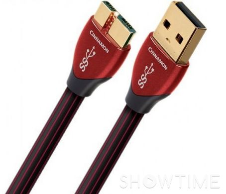 USB 3.0 міжблочний кабель AudioQuest Cinnamon Micro USB 0.75m, USB 3.0 A to MicroB 436682 фото