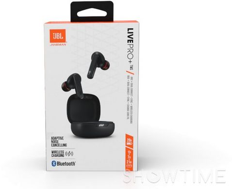 JBL Live Pro+ Black (JBLLIVEPROPTWSBLK) — Навушники з мікрофоном бездротові вакуумні Bluetooth (Б/В) 1-007638 фото