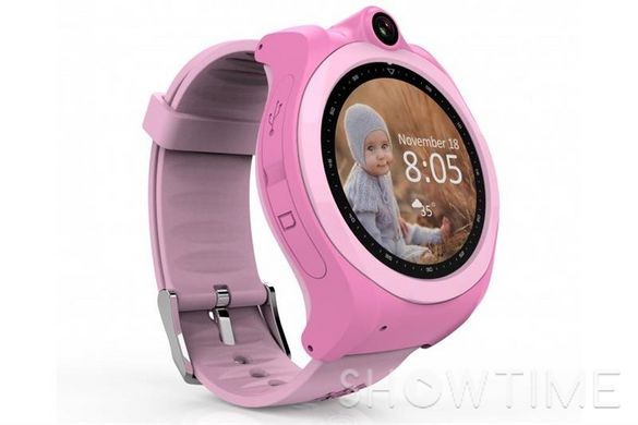 Дитячий GPS годинник-телефон GoGPSme K19 Рожевий 517048 фото