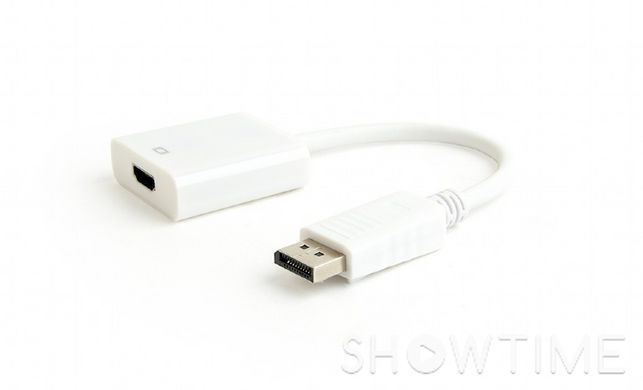 Адаптер-переходник DisplayPort to HDMI Cablexpert A-DPM-HDMIF-03-W White 444426 фото