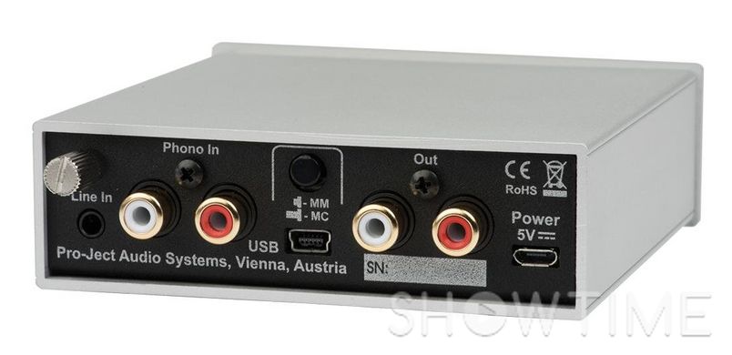 ММ/МС-фонокорректор Pro-Ject A/D Box S2 Phono Silver 528168 фото