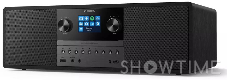 Philips TAM6805/10 — мікросистема TAM6805 2.0, 50W, Spotify, LCD 2.4", FM/DAB+, MP3-CD, USB, Wireless 1-005480 фото