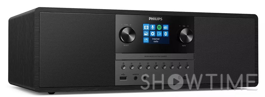 Philips TAM6805/10 — мікросистема TAM6805 2.0, 50W, Spotify, LCD 2.4", FM/DAB+, MP3-CD, USB, Wireless 1-005480 фото